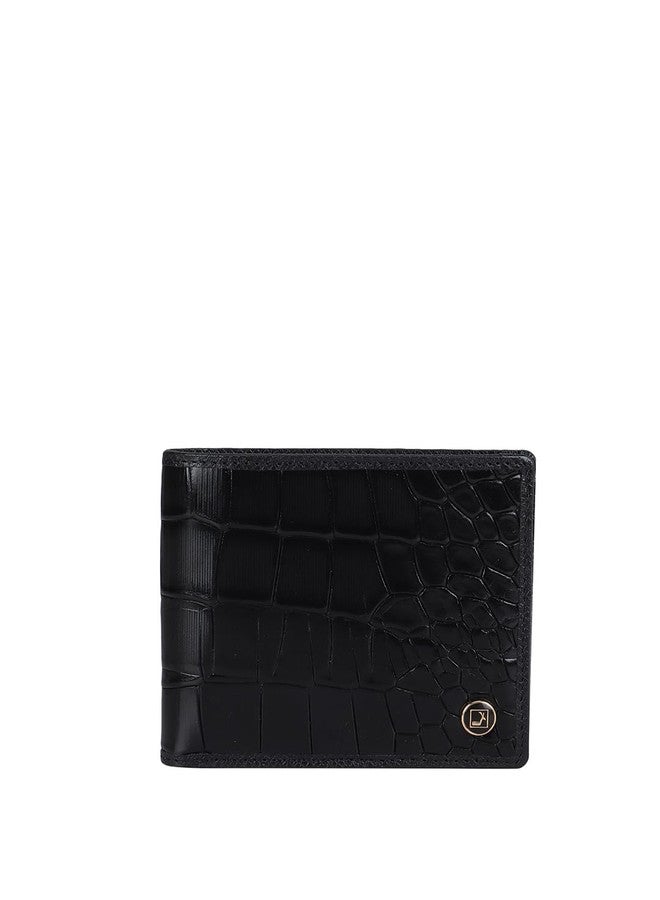 Da Milano Genuine Leather Black Men Wallet & Keychain (0027-2) - Image 3
